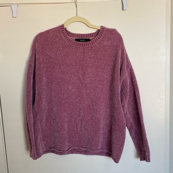 Dusty Pink Chenille Sweater - Picture 1 of 4
